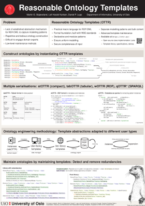 Poster for ISWC 2018